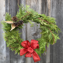 Load image into Gallery viewer, Natural Evergreen Wreath